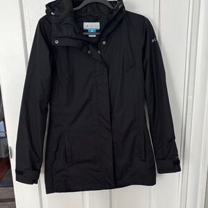 Columbia Black “Splash a Little” Rain Jacket
